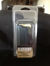 Blackhawk, Compact FlashLight Carrier Matte Black  ( NIB )