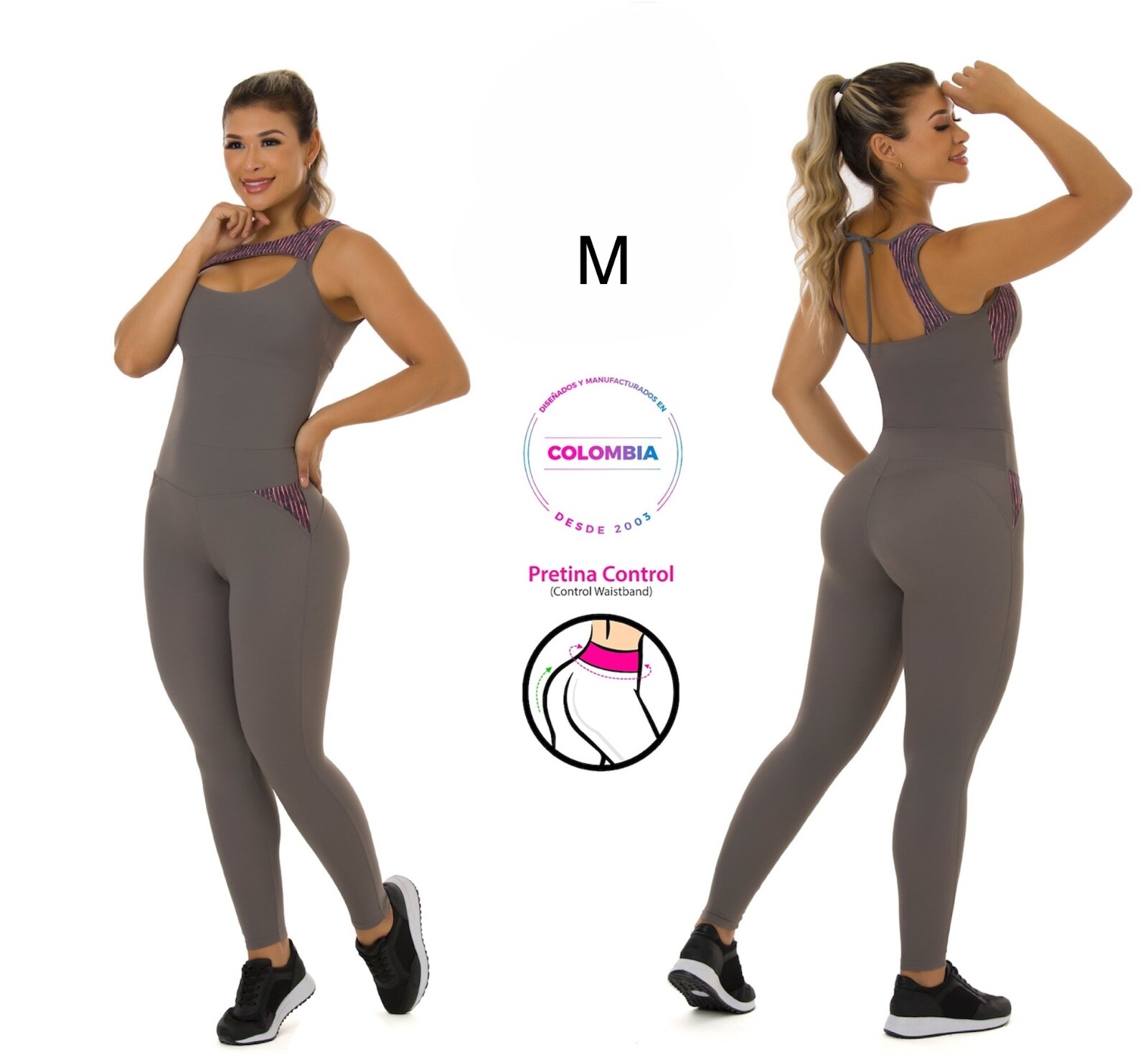 Faja Levanta Cola Leggings con Ajuste Interior-image