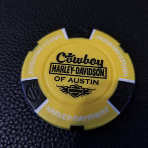 Harley Davidson Poker Chip Cowboy HD  Austin Tx