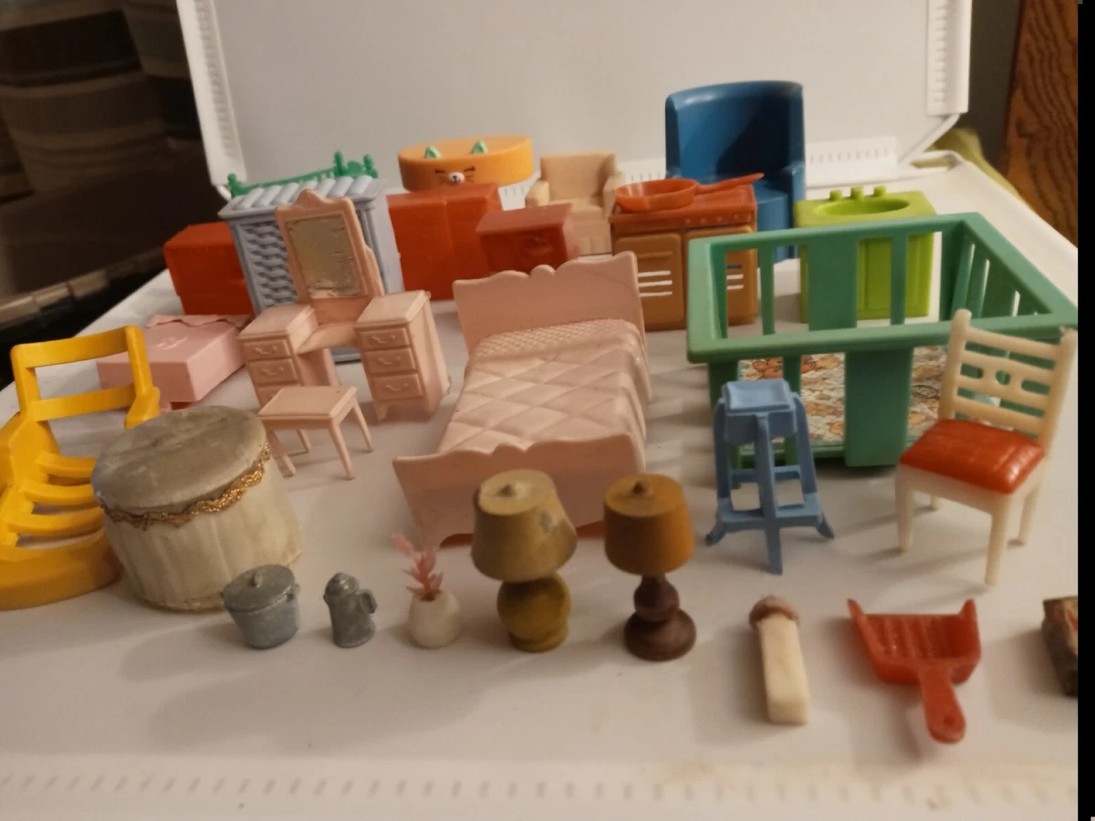 Plastic dollhouse furniture fisher price hotsell