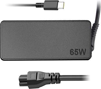Suitable Lenovo 65W 20V 3.25A USB Type C USB-C Laptop Power Adapter Charger NEW
