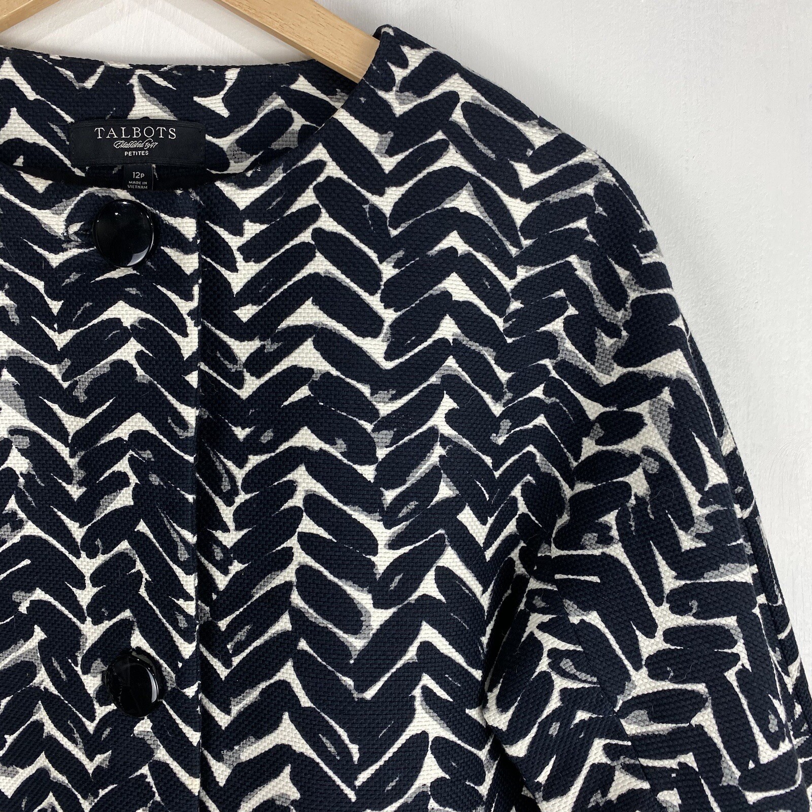 Talbots Petites Printed Pattern Longline Basic Cl… - image 3