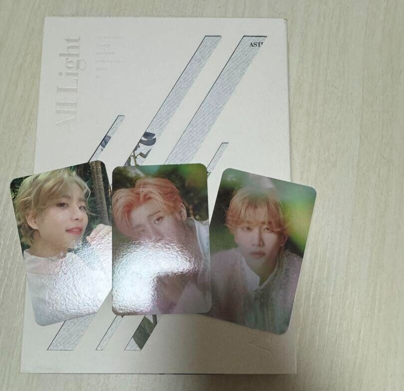 ASTRO 1st Album All Light White ver. + JinJin MJ Photocard