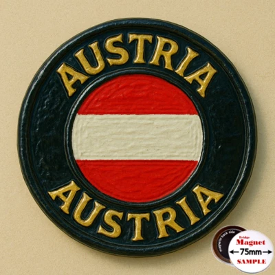 QQLX_UK AUSTRIA - Fridge Magnet made of steel #M3091