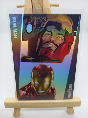 Panini Marvel Versus Trading Card 86 Iron Man Alter Ego Foil Card Pack Fresh