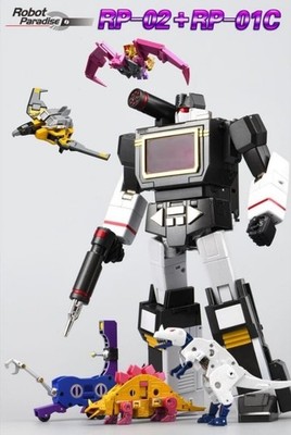 FANS TOYS RP-02 +RP-01C Acoustic Blaster Soundblaster Tape Action Figure Toy