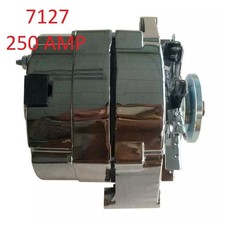 Chevrolet Gm Gm Sbc Bbc Chevy 1 Wire Chrome Alternator High Output 250 High Amp Chevrolet Gm Gm Sbc Bbc Chevy 1 Wire Chrome Alternator High Output 250 High Amp