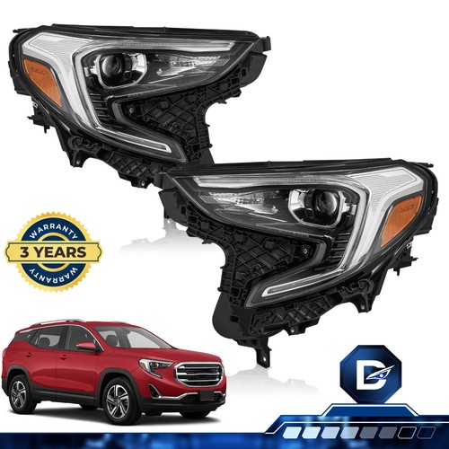 Driver+Passenger For GMC Terrain 2018-2021 Xenon/HID D5S Kit Headlights Headlamp