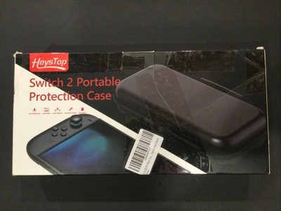 HeysTop, Switch 2 Portable Protection Case, Black, New In Open Box
