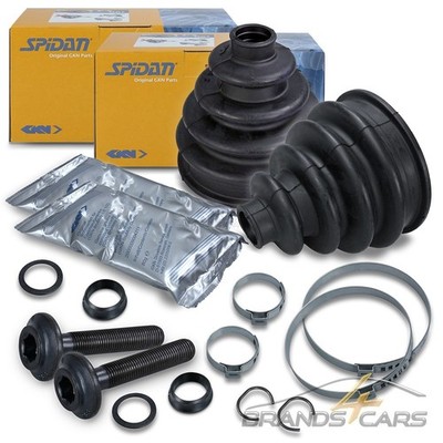 SPIDAN 2x ACHSMANSCHETTE ANTRIEBSWELLE RADSEITIG FÜR AUDI 80 B3 B4 90 COUPE