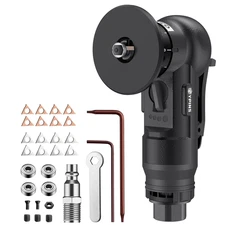 Mini Air Chamfer Tool – Black Pneumatic Chamfering Machine, 30,000 RPM, 45° Arc 