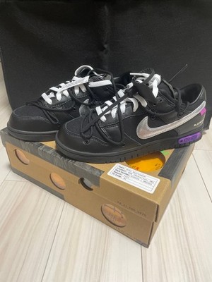 Off-White × Nike Dunk Low Lot 50 DM1602-001 US 7.5 w/box authentic