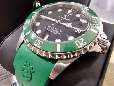 Steinhart Ocean One 39mm grün ''Hulk'' Automatik Herrenuhr in OVP mit Box 04/2023