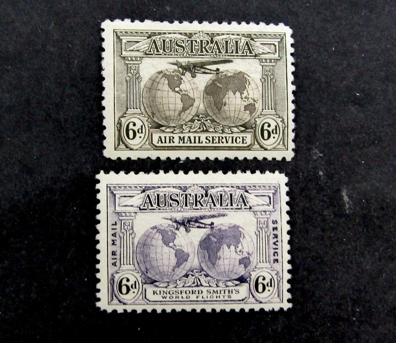 nystamps British Australia Stamp # C2 C3 Mint OG H/NH L10y1458