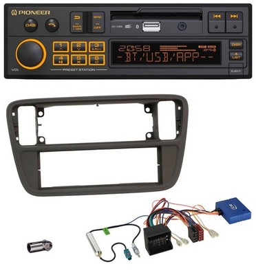 Pioneer DAB CAN-Bus USB Bluetooth Autoradio für Seat Mii Skoda CitiGo 2011-2016