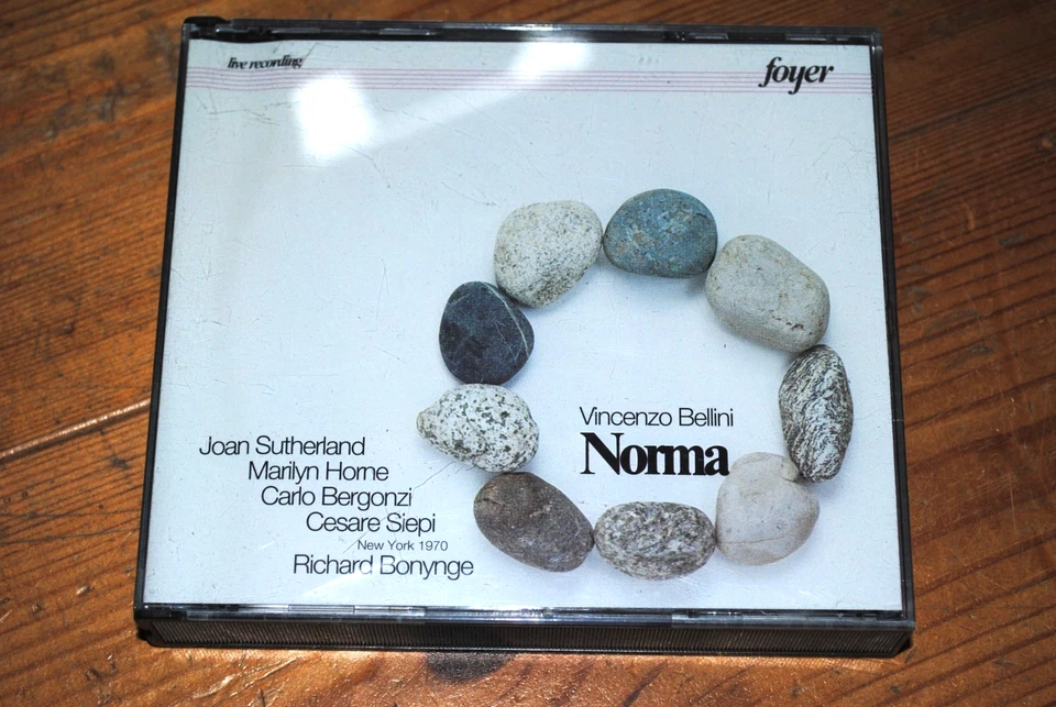 Bellini: Norma - Bonynge - Sutherland Bergonzi Horne Siepi - foyer 3 CDs