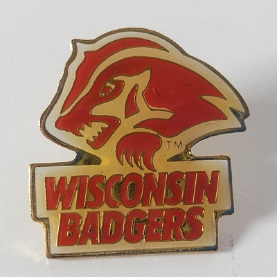 Wisconsin Forward Pin Wisconsin Badgers Football Pin Hat Lapel Pin Vintage | eBay