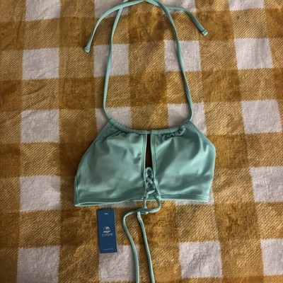 Women s Cupshe Bra Top Swimsuit Light Blue NWT SIZE XS