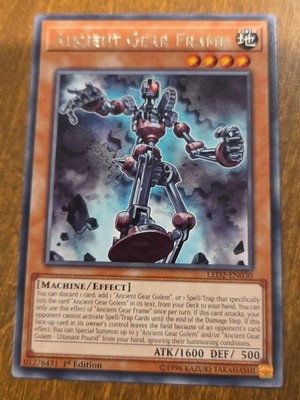 Yugioh Ancient Gear Frame LED2-EN030 Rare 1st Ed NM