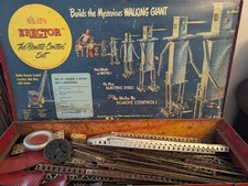 VINTAGE GILBERT ERECTOR SET NO 12 1/2 WALKING GIANT ROBOT - USED