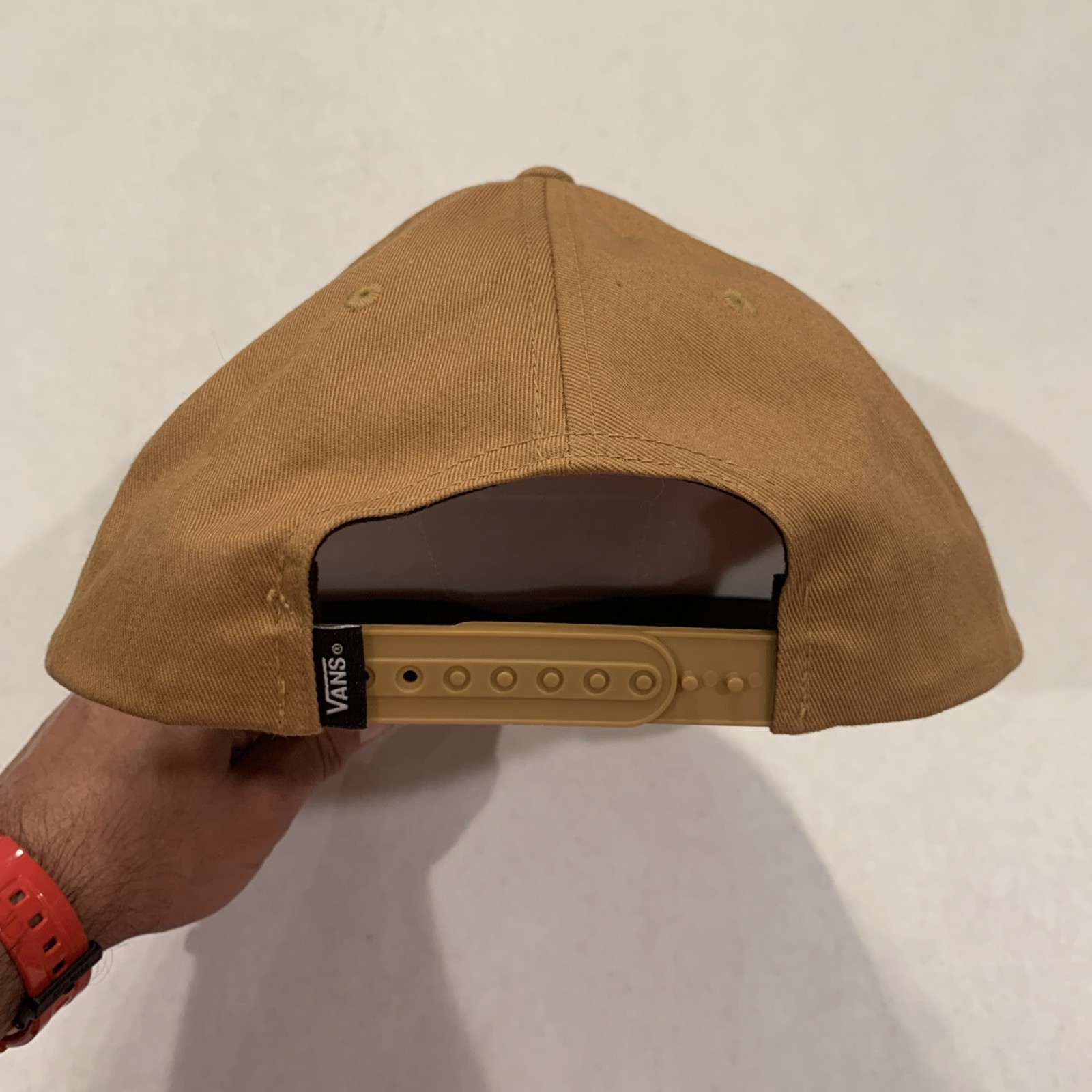 Vans Full Patch Snapback Hat - Mustard Brown - image 3