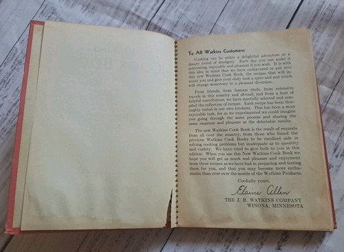 1936 Depression Ära J.R. Watkins Co. Vintage Kochbuch Winona Minnesota Rezepte - Bild 9 von 13