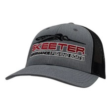 Skeeter boats RICHARDSON LOW PROFILE GRAY  TRUCKER  HAT ADJUSTABLE