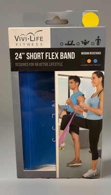 24  Vivi Life Fitness Short Flex Blue Band *Medium Resistance*