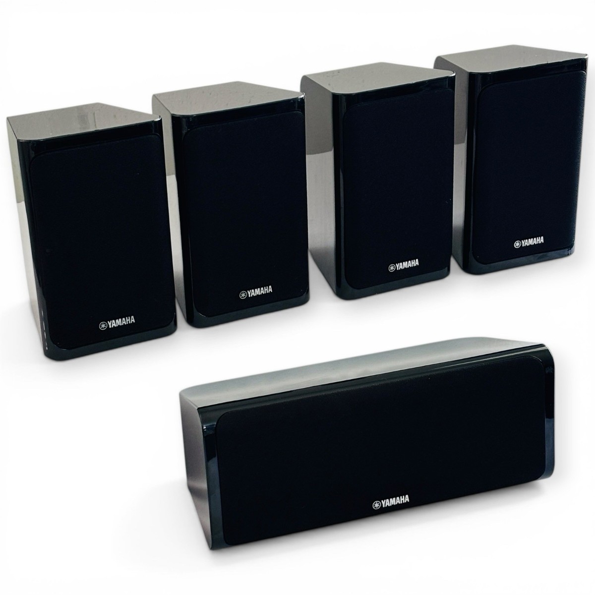 Yamaha NS-C40 Center & (4) NS-B40 Satellite Speaker Set Gloss