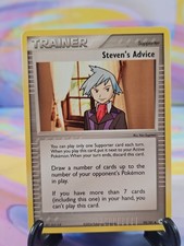 Pokemon TCG Hidden Legends Card | Steven's Advice 92/101 Uncommon on eBay