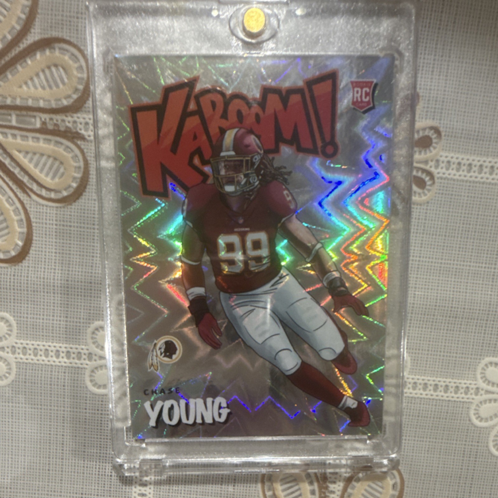 Panini Absolute Kaboom! Chase Young Rookie #K-CY1 Washington Redskins 2020