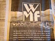 GAZETA POŁUDNIOWONIEMIECKA, 30 STYCZNIA 1939, WMF, ŚLĄSKIE WERKE OTTMUTH AG