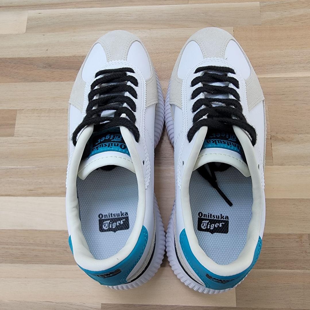 オニツカタイガー Onitsuka Tiger DELECITY 22.5 Onitsuka Tiger Delecity Sneakers White Blue 22.5cm Stylish