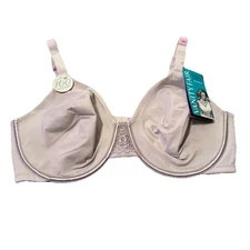 VANITY FAIR NWT Beauty Back Minimizer Bra Size 38D Earth Gray Silky Soft 76080