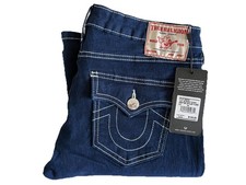 True Religion Joey Low Rise Flare Flap Jeans Women s Size 28/32 NWT 600793 New