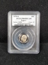 1979 S 10C Roosevelt Dime Proof PCGS PR69DCAM Type 1 #6430