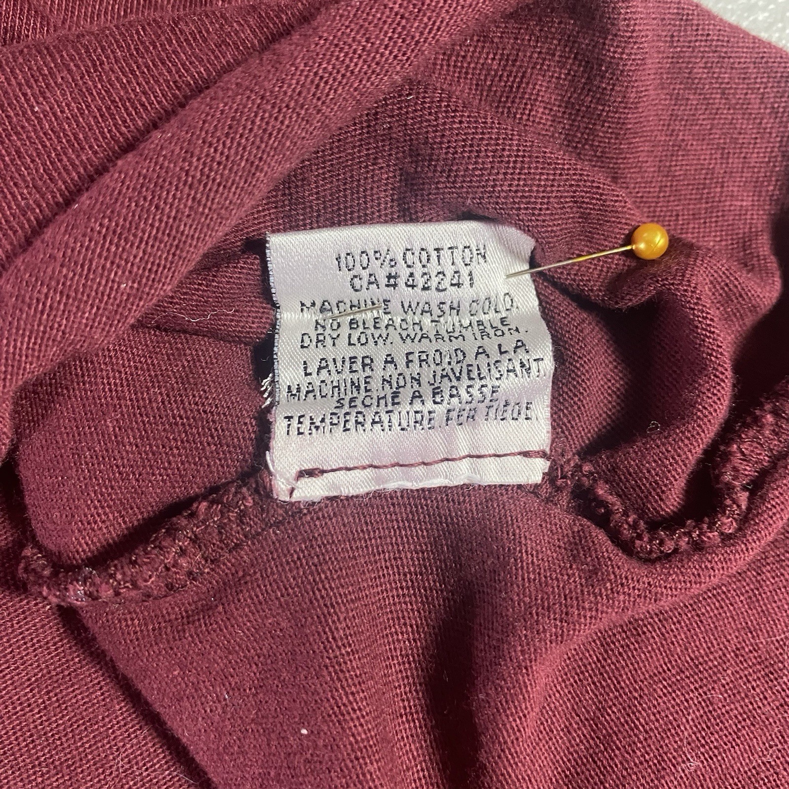 VELVET Graham & Spencer Top Henley Long Sleeves Shawl Fitted Stretch Women S Red