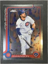 #215 Dansby Swanson Chicago Cubs 2025 Topps Chrome Base