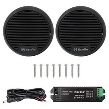 3" inch Marine Bluetooth Speakers Boat Motorcycle Hot tub Stereo with Max Pow...