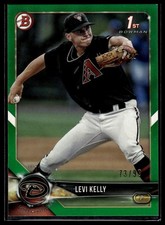 2018 Bowman Draft #BD-102 Levi Kelly Green #/99