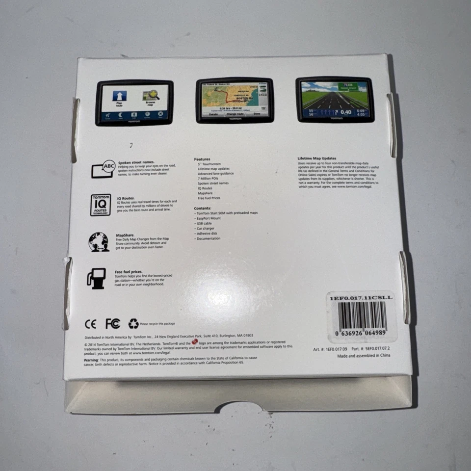 TomTom START 50 GPS 5" LCD Portable Navigation Set USA Maps NEW Open Box - Image 2 of 4