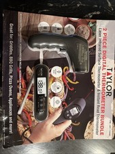 Taylor 2-Piece Digital Thermometer Bundle Infrared Laser Instant Read NEW