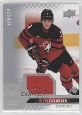 2022 Upper Deck Team Canada Juniors Men's U-20 Jersey Relics Olen Zellweger z6b