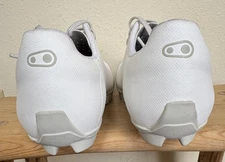 Men’s 10.5 Crank Brothers SPD lace Shoes White Match excellent