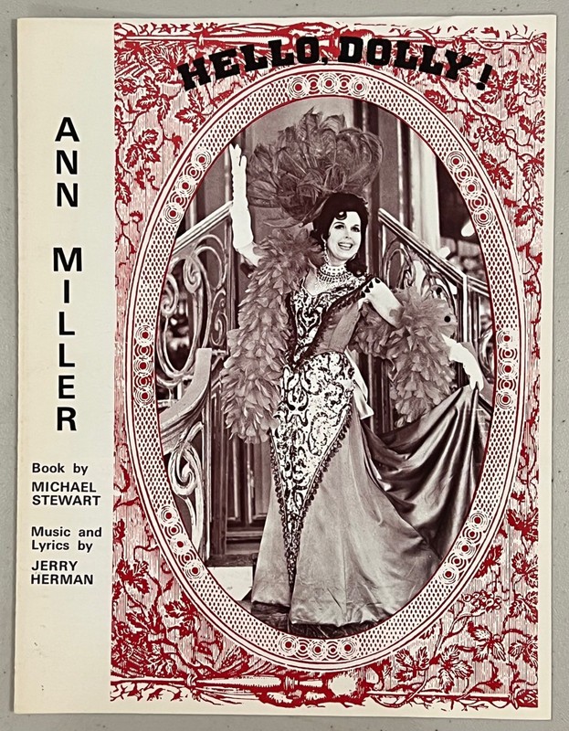 Hello Dolly! 1971 Ann Miller Dean Dittmann Signed Theatre Program