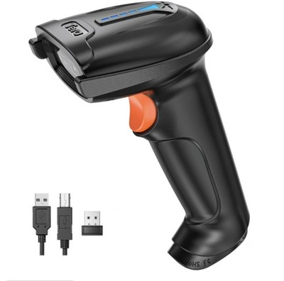 Tera 1D 2D QR Barcode Scanner Wireless and Wired with Battery Level Indicator Di