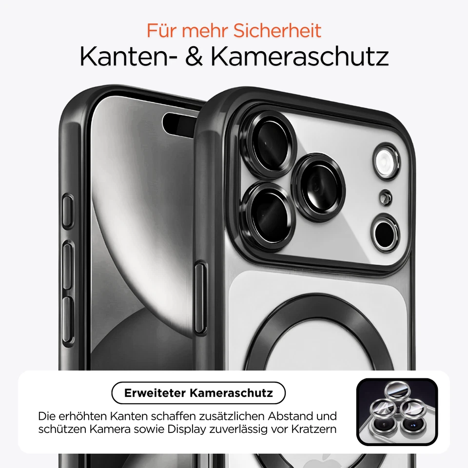 Hülle für iPhone 17 16 15 14 13 12 11 Pro Max Plus E MagSafe Cover Schutz Case - Bild 4 von 4