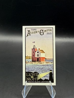 Round Island Lighthouse 2025 Topps Allen & Ginter Mini Light the Night #LTN-29