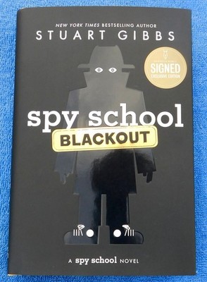 Spy School Blackout SIGNED Stuart Gibbs (2025, Hardcover) 1ST/1ST NEW w/Coa