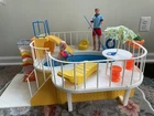 Barbie Dream Pool Playset  Vintage 1980 With Many  Vintage  Extras  1481￼